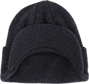 Gorro de Invierno para Hombre Fazn Industry, Transpirable, para Exteriores, Estilo Espresso, con Visera, Cálido, de Doble Punto, con Puño - Product Image 3