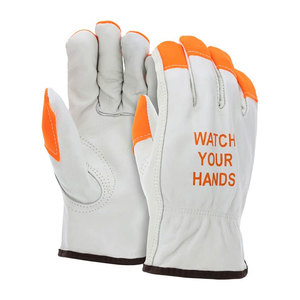 Guantes de trabajo de invierno Guantes de conductor de cuero de ajuste cómodo para la seguridad de las manos Guantes de conductor de cuero de oveja para trabajar. - Product Image 1