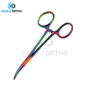<b>Rainbow</b> Stainless Steel Curved Tip and Straight Tip Forceps for Locking Clamp Surgical Forceps by KAHLU ORTHOPEDIC - Product Image 4