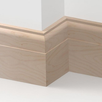 Elegantes molduras de corona modernas de madera maciza, decoración Interior, cornisas arqueadas, zócalo, zócalos embellecedores, uso de Hotel Villa