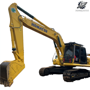 Excavatrice sur chenilles d'occasion Komatsu 220, marque japonaise d'origine, 22 tonnes, excavatrice sur chenilles de taille moyenne, excavatrice d'occasion - Product Image 1