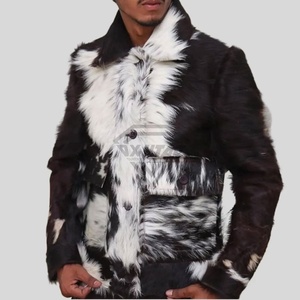 Veste en cuir de vache personnalisée pour hommes 2025 Vêtements d'extérieur d'hiver respirants et lourds Veste en cuir de vache originale High Street - Product Image 1