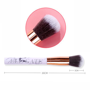 Set di 10 Pennelli Professionali per Trucco con Setole Sintetiche Morbide e Finitura Effetto Marmo, 14 Pennelli per Guance e 10 Pennelli per Viso in un Unico Set - Product Image 4