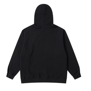 Sweatshirts à manches longues en coton 100% pour hommes, sweats à capuche unis pour l'hiver, vêtements thermiques, teints en couleurs unies, nouveauté - Product Image 2