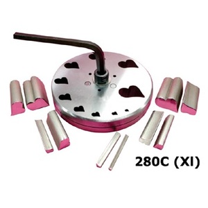 Ensemble de 10 outils de bijouterie pour découpe de disques en forme de cœur entrelacé - Product Image 2