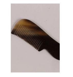 Peine de cuerno de búfalo personalizado de alta calidad, herramienta de estilismo ecológica hecha a mano de artesanías Naturales de La India - Product Image 1