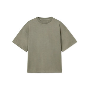 เสื้อยืด300GSM แขนสั้นผ้าฝ้าย100% ทรงหลวมไซส์ใหญ่ออกแบบได้ตามต้องการสำหรับฤดูร้อนน้ำหนักมาก - Product Image 1