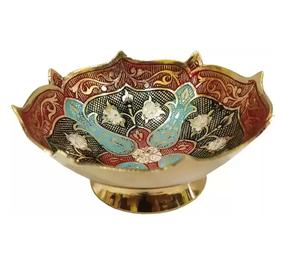 Cuenco de fruta de alta calidad con lazo de latón más popular, cuenco de comida y aperitivos de metal hecho a mano. - Product Image 1