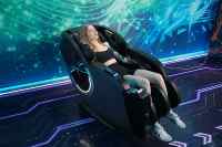 Sillón de Masaje Comercial de Cuero 2026 Zen Pause, Cumple con ADA, SmartPay, Relax Station