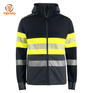 เสื้อฮู้ดแฟชั่นสำหรับผู้ชายเสื้อทำงาน Hi VIS เสื้อแจ็กเก็ตแบบมีฮู้ดสำหรับฤดูหนาวมองเห็นได้ชัดเจน - Product Image 1