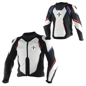 Chaquetas de moto de cuero genuino de talla grande para hombre, impermeables, de alta calidad, de RIVIAN ATLANTIC - Product Image 3