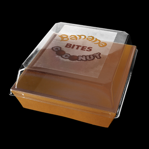 Autocollants en vinyle transparent découpés sur mesure, imperméables, pour l'emballage alimentaire, les pots de confiture et les boîtes repas - Product Image 1