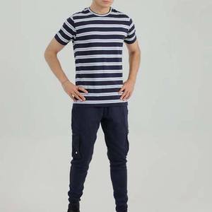 Camiseta de algodón 100% en blanco de gran tamaño para hombre, camiseta de gran tamaño con logotipo de diseño de forro personalizado de alta calidad, camisetas para hombre - Product Image 2