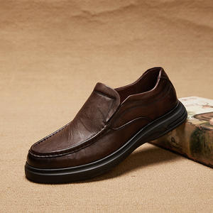 Chaussures de sécurité de bureau pour hommes, à bout pointu, respirantes, en cuir de vachette, avec logo personnalisé, de haute qualité - Product Image 4