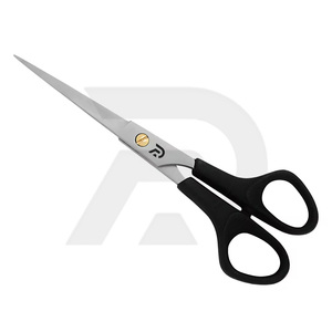 Ciseaux de coiffure professionnels pour salon, rasoir de prestige PR-843, manche en acier inoxydable, lame tranchante, personnalisable, 50 pièces - Product Image 2