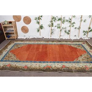 5.8x11.2 ft Vintage Turkish Rug, Large Rug, <b>Red</b> <b>Wool</b> Rug - Product Image 2
