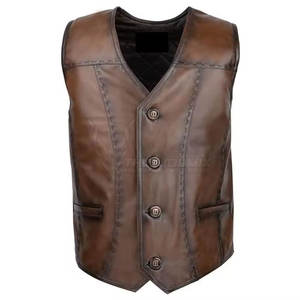 Chaleco de Cuero para Hombre, Transpirable, Abrigado para Invierno, Estilo Casual, Precio Razonable, Modelo 2026 - Product Image 1