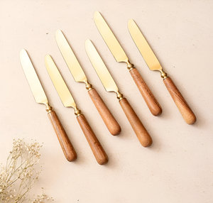 Handmade Wooden handle Metal Knives <b>Set</b> in Low Price With Custom Logo - Product Image 4