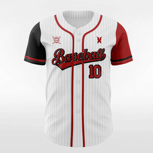Uniforme de Béisbol Personalizado de la Mejor Calidad, Bordado, para Equipo Estadounidense, Camiseta de Béisbol Transpirable de Poliéster para Hombre, Venta al Por Mayor - Product Image 4