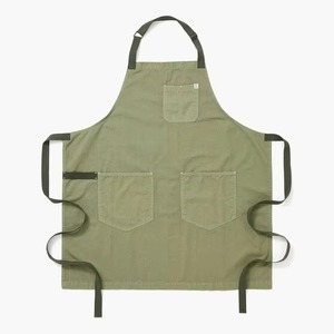Custom Thickened Canvas <b>Waterproof</b> <b>Aprons</b> Adjustable Bib Sleeveless <b>Apron</b> with Pockets - Product Image 6