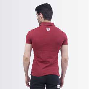 Elegante Camiseta polo granate - Product Image 3