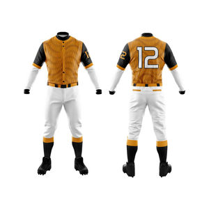 Button <b>Down</b> Baseball Jersey Pant Sets Sublimated 100% Polyester Softball Uniforms for Youth Men Breathable Printed in Low MOQ - Product Image 5