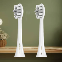Tête de brosse à dents électrique moderne avec poils en nylon pour usage hôtelier, remplacement