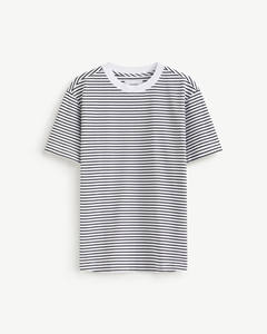 Camiseta Formal de manga corta para hombre, color sólido, corte Regular, tejido de punto de algodón 100%, rutina ecológica de Vietnam - Product Image 5