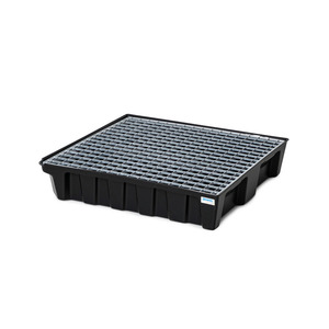 Piccola vasca di legatura base-line in polietilene (PE), con scarico e griglia zincata, 70 litri - Product Image 2