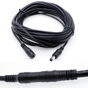 5.5mm 2P <b>DC</b> <b>Power</b> Plug Female Jack Connector 12V 5A 1 Core Round <b>Cable</b> for LED Strip Audio Video - Product Image 3