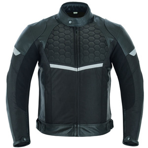 Chaqueta textil de cuero genuino para montar en motocicleta, chaqueta para motociclistas de calle, moda para exteriores, chaqueta para carreras de autos - Product Image 1