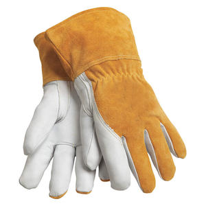 Gant de travail en cuir pour hommes Gants de protection des mains Soudure antidérapante résistant aux coupures Travail de sécurité - Product Image 1