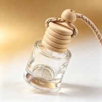 Diffuseur de parfum pour voiture Astree, lot de 2, à suspendre, parfum longue durée, sans électricité, flacon en verre, rafraîchisseur d'air