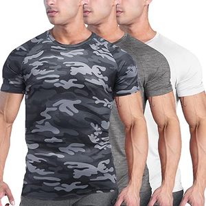 96% Polyester 4% Spandex Mesh Fitness Workout Vêtements Muscle T Shirt Surdimensionné Bodybuilding T Shirt Pour Hommes - Product Image 2