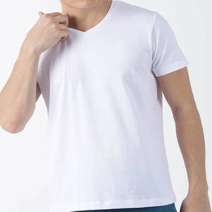 60% algodón peinado Ringspun 40% poliéster Jersey camiseta hecha con fibra de bambú ecológica - Product Image 6