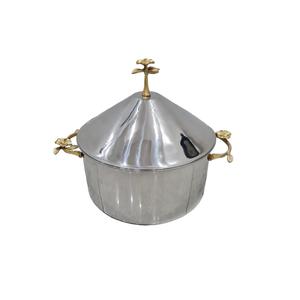 Top Quality Hot Food Server Hot Pot Shiny Finishing Double Insulted Casseroles Serving Hot at Lowest Price - Product Image 5