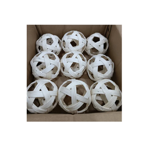 Bola de ratán redonda ecológica de 10cm de diámetro-Bolas de ratán Sepaktakraw hechas de cáscara de ratán para fútbol o decoración - Product Image 1