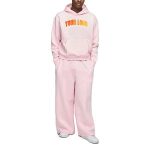 Venta al por mayor Fabricación de chándal de gran tamaño para los hombres 100% Material de algodón ligero pulóver chándal personalizado - Product Image 1