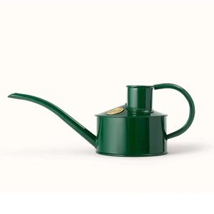 ที่ปลูกต้นไม้ชุบสังกะสีในร่มและกลางแจ้งอุปกรณ์รดน้ำโลหะทำด้วยมือสีเขียวเข้มดีไซน์ล่าสุด - Product Image 6