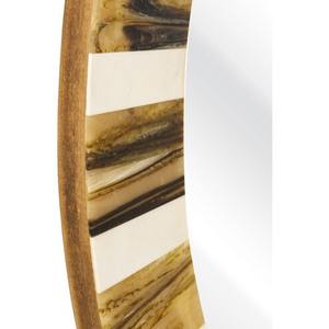 Miroir mural rond élégant avec design incrusté de corne | Miroir décoratif artisanal pour salon, meilleur prix - Product Image 4