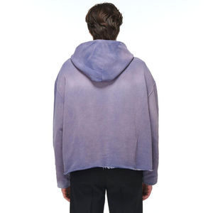 Sweat à capuche oversize en molleton 100% coton lourd pour homme, imprimé numérique personnalisé, avec poche, jogging d'hiver, XS - Product Image 3