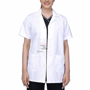 Bata de laboratorio médico unisex 100% algodón - Product Image 5