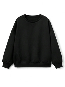 Sudadera de algodón 100% personalizada, cuello acanalado Antilavado, cuello simulado, estampado Digital de 430gsm, patrón estampado de tela de punto de otoño - Product Image 5