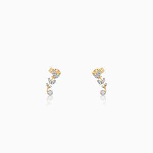 Boucles d'oreilles diamant rosette - Product Image 5
