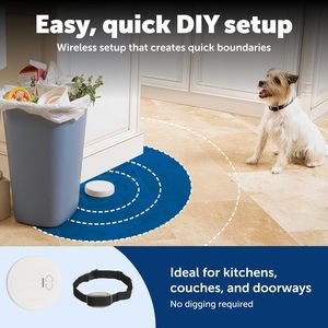 PetSafe Pawz Away, Barrera Inalámbrica para Mascotas en Interiores, Sistema de Entrenamiento Eléctrico Recargable para Perros y Gatos con Collar Receptor - Product Image 6