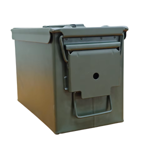 Boîte de rangement pour munitions en acier durable, résistante à l'eau, hermétique, antirouille, OEM pour les aventures en plein air, les kits de survie, les outils de tir - Product Image 2