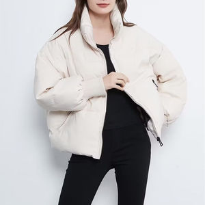 Sudadera con capucha informal para mujer Capa base Color sólido Primavera Otoño Invierno Moda juvenil Algodón de alta calidad Venta al por mayor OEM - Product Image 2