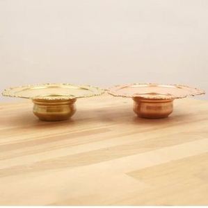 Cuenco de Cenicero de metal dorado con diseño de borde intrincado perfecto para el hogar, bares, restaurantes, regalos y accesorios de artículos de Hotel - Product Image 5