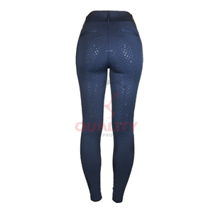Premium slim fit women riding breeches lightweight breathable comfortable durable equestrian pants stylish design women breeches - Product Image 3