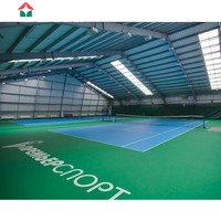 Vente de bâtiments préfabriqués en acier, stade de football, salle de sport de basketball, gymnase en acier